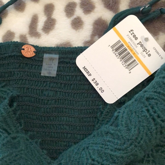Free People Ilektra Bralette Evergreen Small - Picture 6 of 12